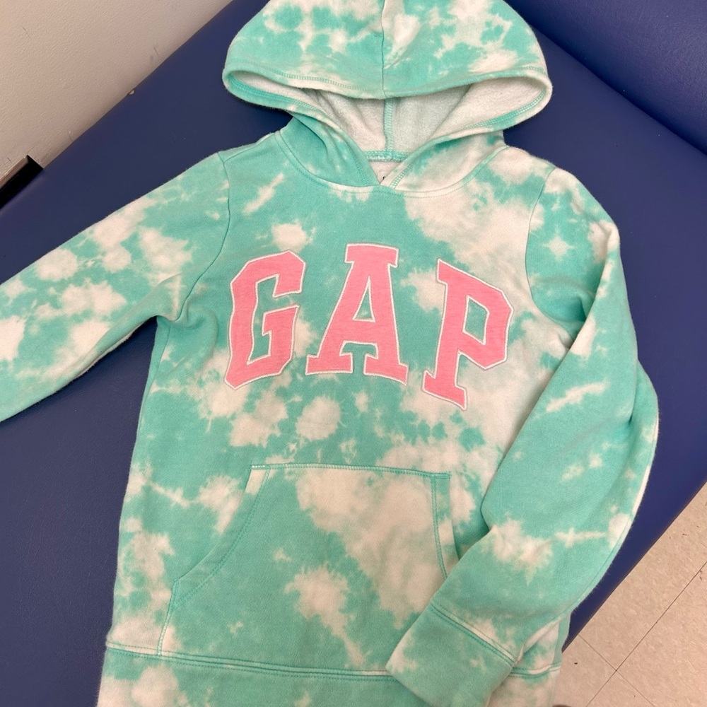GAP Kids Mint Tie-Dye Hoodie